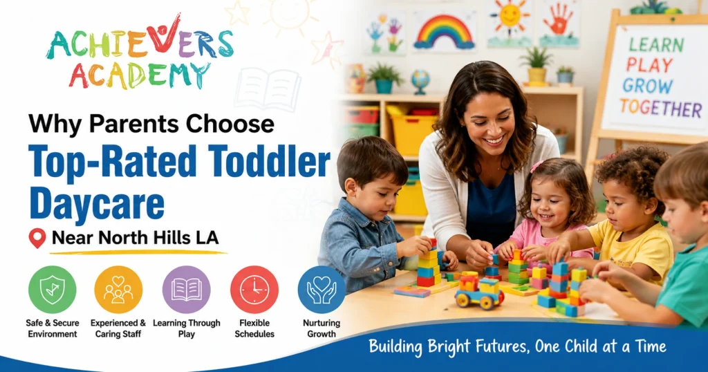 Why Parents Choose Top-Rated Toddler Daycare Near North Hills LA
